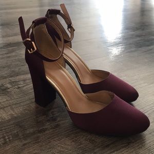 Wine Colored Heels